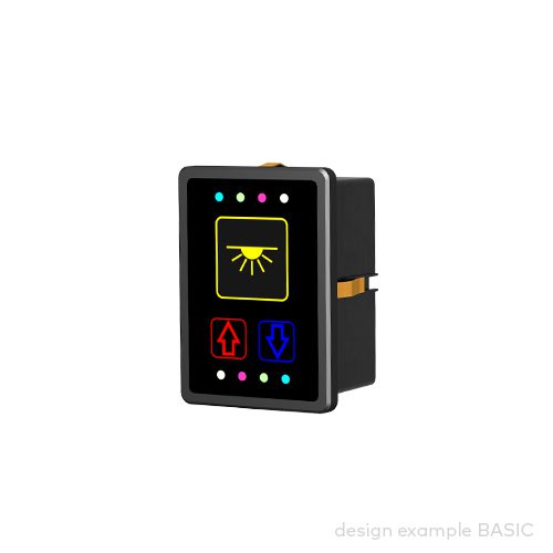 control panel pilot® 3.3, 3 push buttons/indicator fields, incl. 1 XL-button