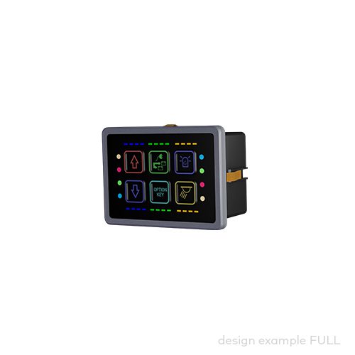 control panel pilot® 3.6, 6 push buttons/indicator fields
