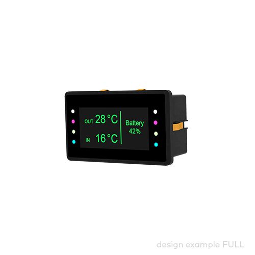 control panel pilot® 4.0D, OLED Display 2.42'', DOT 128x64