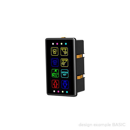 control panel pilot® 4.8, 8 push buttons/indicator fields