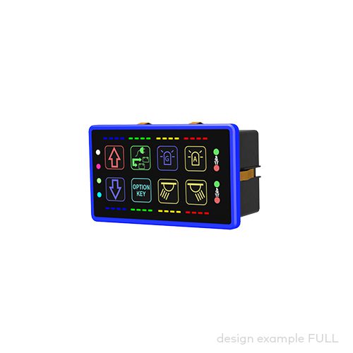control panel pilot® 4.8, 8 push buttons/indicator fields