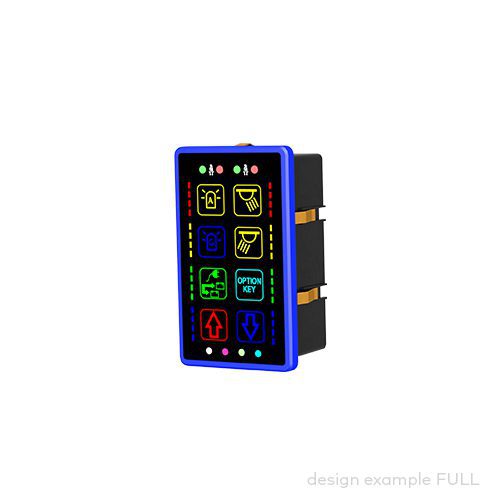 control panel pilot® 4.8, 8 push buttons/indicator fields