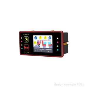 control panel pilot® 5.2 D, 2 push button/indicator panel, TFT Display 2.4'' RGB, 320x240