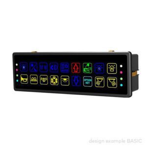 control panel pilot® 9.18, 18 push buttons/indicator fields