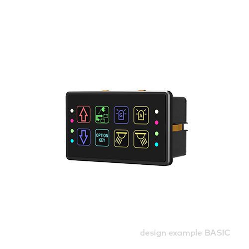 control panel pilot® 4.8, 8 push buttons/indicator fields
