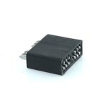 UniVal-fuseholder, PFT, black, 2-pole, 6 (2×3)-pin