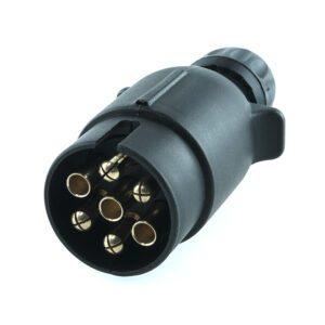 Economy plug, 7-pole, 12V, screw contact, cable gland for cable diameters 6.3-8.3mm