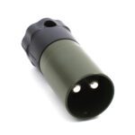 plug 2-pole, 24V, olive green, crimp/solder contact 35mm², without screw ring