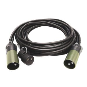 50mm² connecting cable, 2-pole, 24V, 2x plug and 1x coupling, length 3.5m