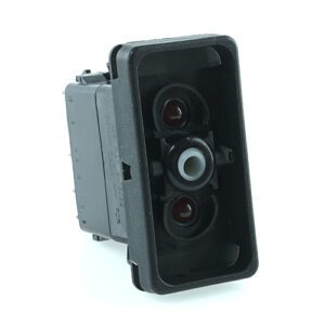 on>on Momentary Switch, 24V/15A, for Contura X, XI, XII, LED 1 red, LED 2 red