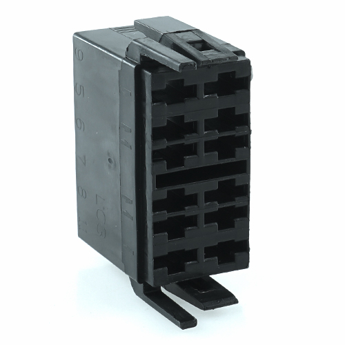 Connector Housing for L-series LC3, 12-pole, black