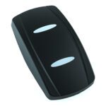 Actuator Contura V, black, 2x oval lens white, without symbol