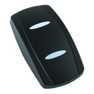 Actuator Contura V, black, 2x oval lens white, without symbol