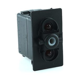 on-off-on Switch 12V/20A, for Contura II, III, IV, V, LED 1 red, LED 2 red