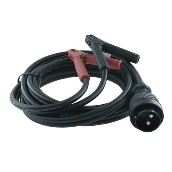 jumper cable, 35mm², with 2P/24V plug and 2 battery terminal grips, length 5m