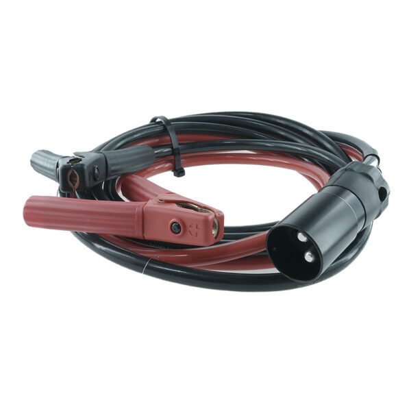 jumper cable 2x 35mm², plug 24V 2-pole, 2 pole clamps, red/black, length 3.5 m